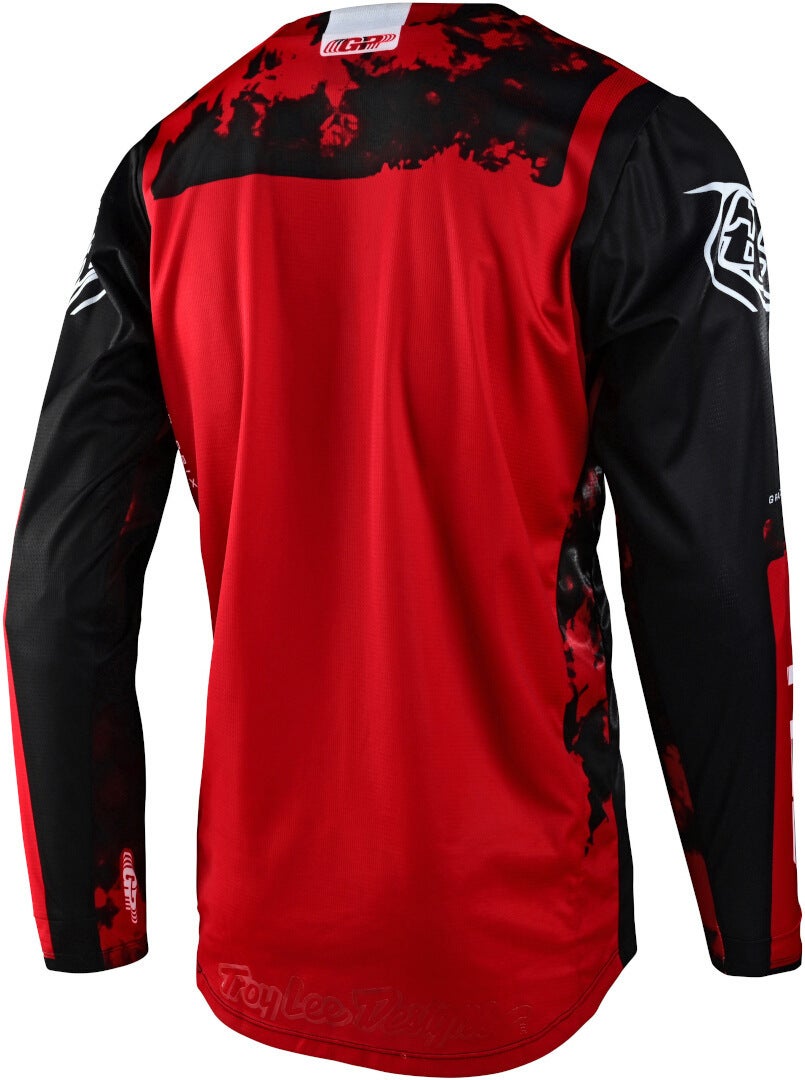 Troy Lee Designs GP Astro 2022 Motocross trøje rød/sort L Figur 2