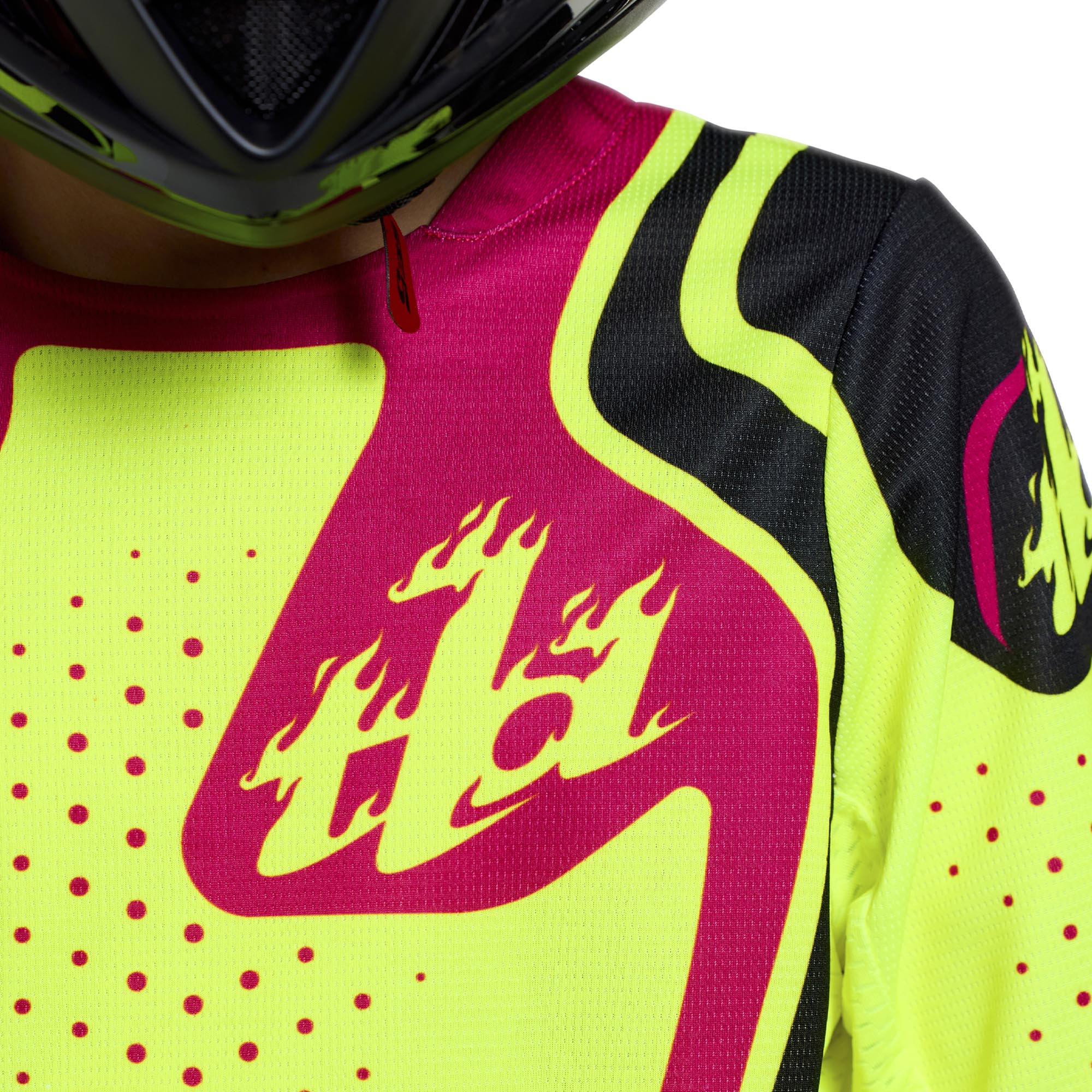 Troy Lee Designs GP Pro Roller Ungdoms motocrosstrøje gul/magenta L Figur 7