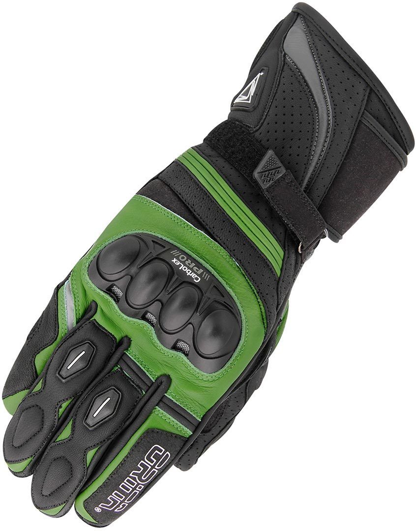 Orina Splash Guanti da moto nero/verde 8 (M) Figura 1