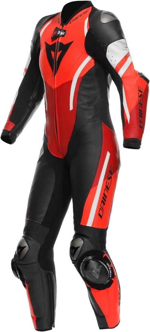 Dainese Misano 3 D-Air perforated 1-Piece ladies Motorcycle Leather Suit-image-909864297