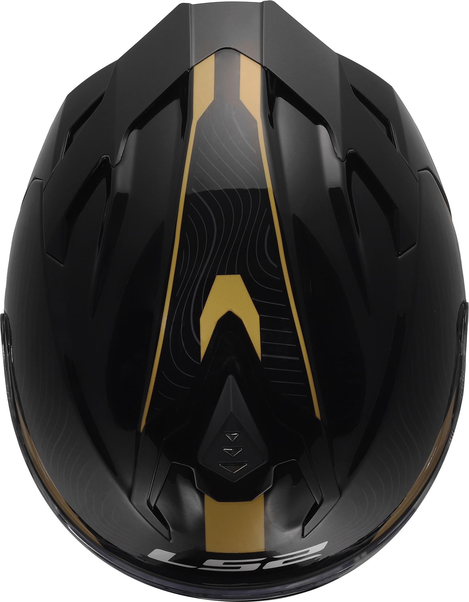 LS2 FF817 Challenger II Essential Cască Negru/Auriu M (57/58) Figura 5