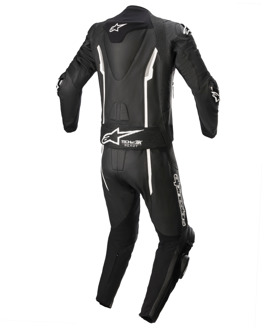 Alpinestars Missile V2 Two Piece Motorcycle Leather Suit black/white 50 Figure 2