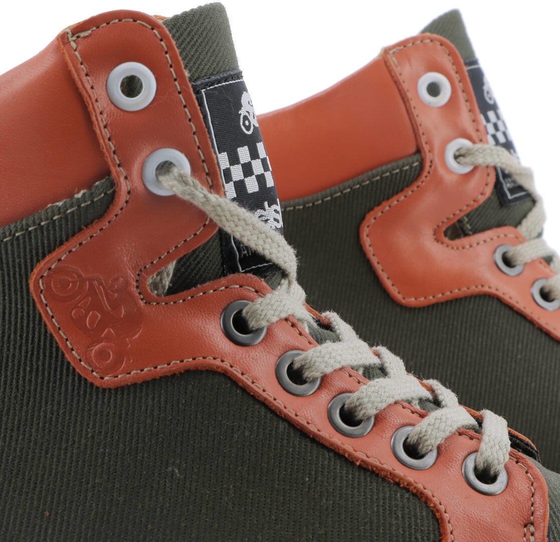 Helstons Maya Chaussures de moto pour dames olive/orange 38 Figure 5