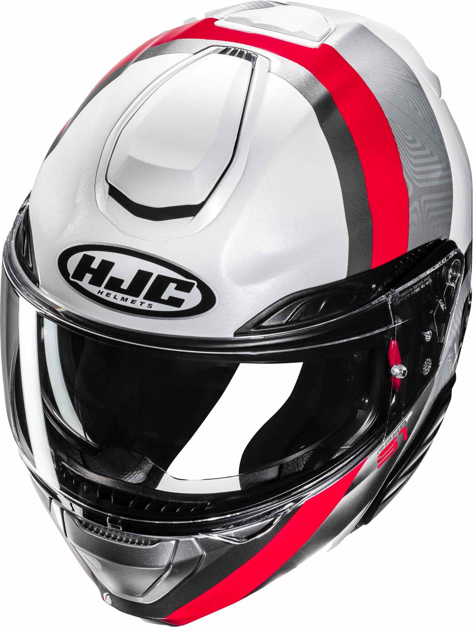 HJC RPHA 91 Fensh Hjelm sølv/rød/hvit XL (60/61) Figur 2
