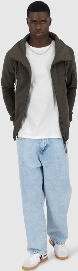 Alife And Kickin EliasAK A Zip Sweatshirt Zip Sweatshirt braun/grau 3XL Abbildung 6