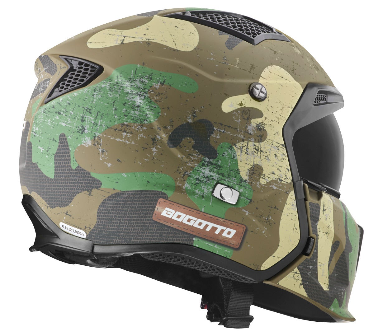 Bogotto Radic Camo Casque Green matt L Figure 12