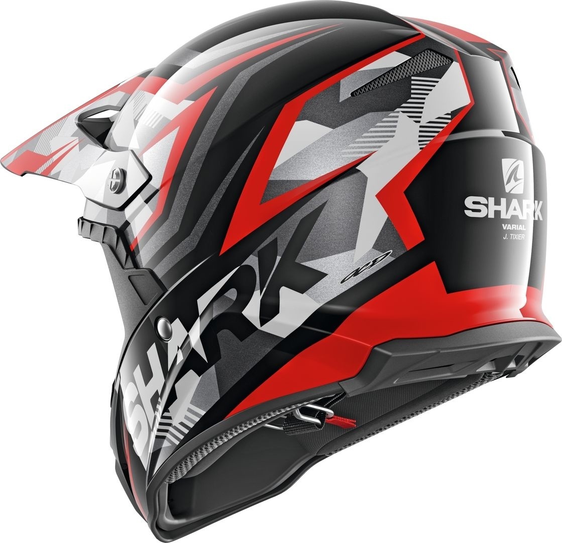 Shark Varial Replica Tixier Cască de motocross Negru/Roșu XXL (63/64) Figura 3