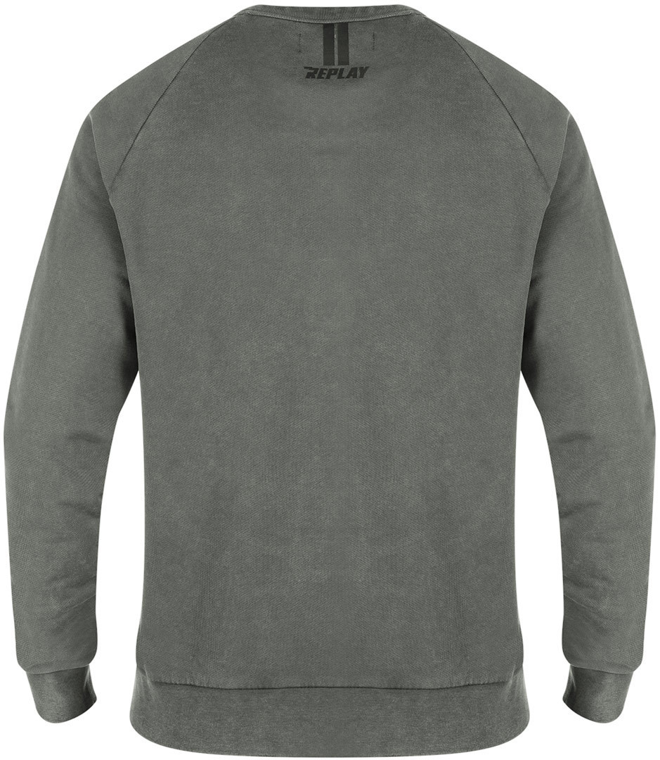Replay Classic Sweter ciemnoszara S Rysunek 3