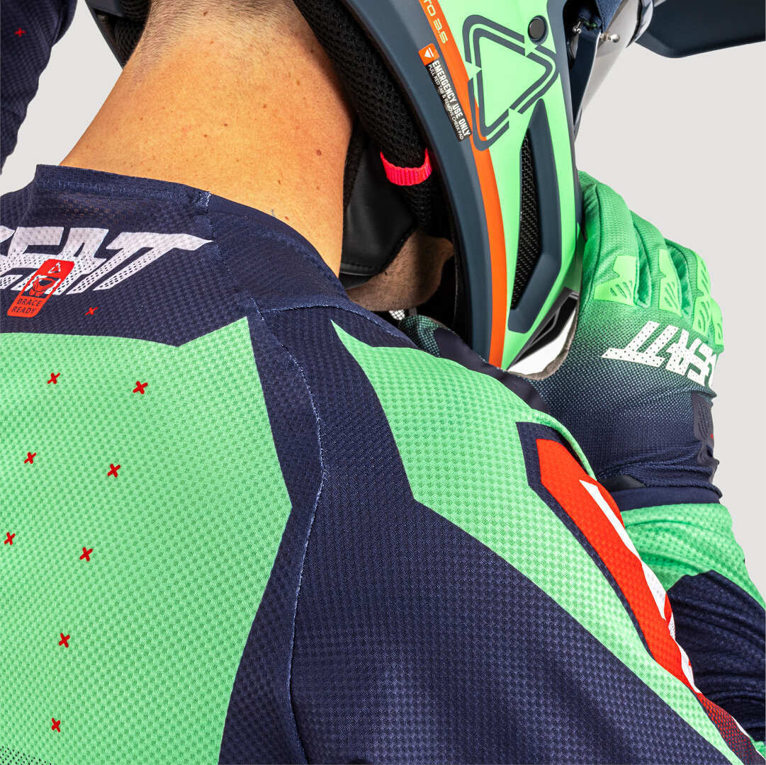 Leatt 4.5 Lite Venom 2025 Maglia da motocross blu/verde/rosso L Figura 6