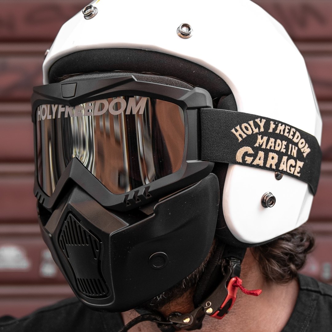HolyFreedom Fat Rat Ochelari de motocross + Set de măști Figura 4