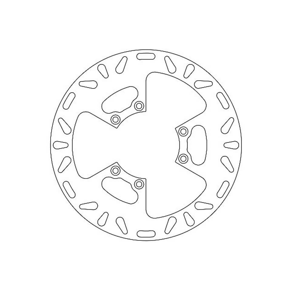 FERODO Bremsscheibe FMD0037R Figura 1