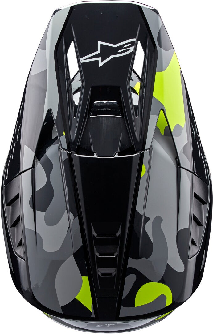 Alpinestars S-M5 Rover 2 2024 Casco de motocross negro/gris/amarillo M (57/58) Figura 2
