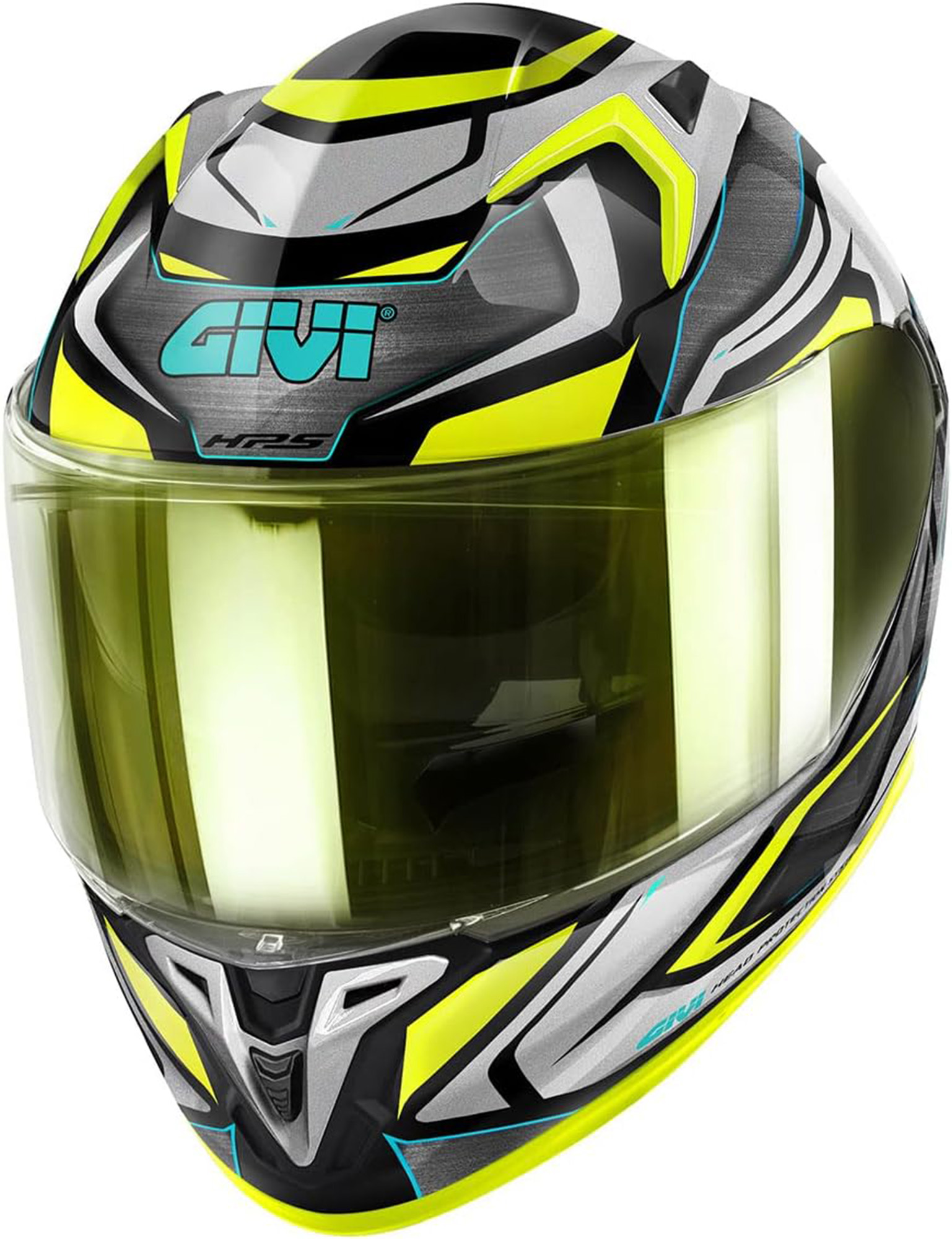 GIVI 50.9 Sport Atomic Cască negru mat/argintiu/galben M Figura 1