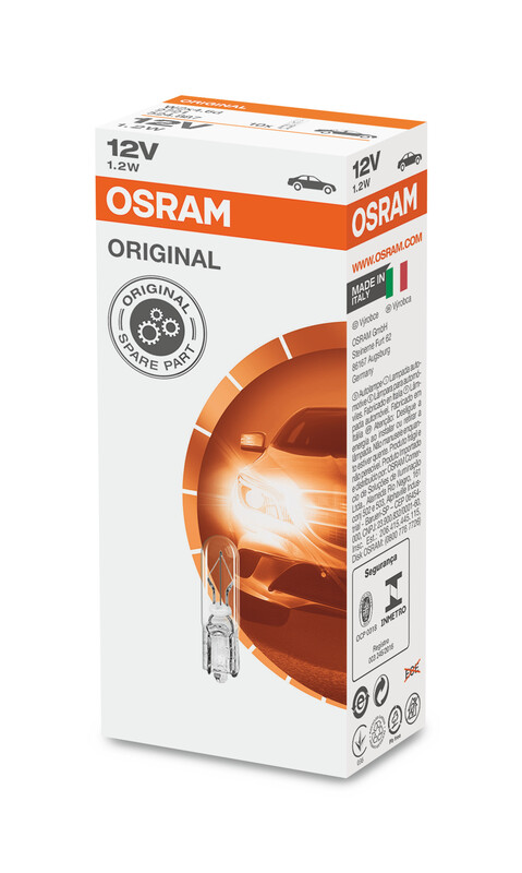 Osram Light Original Line Bulbs 12V 1,2W - X10