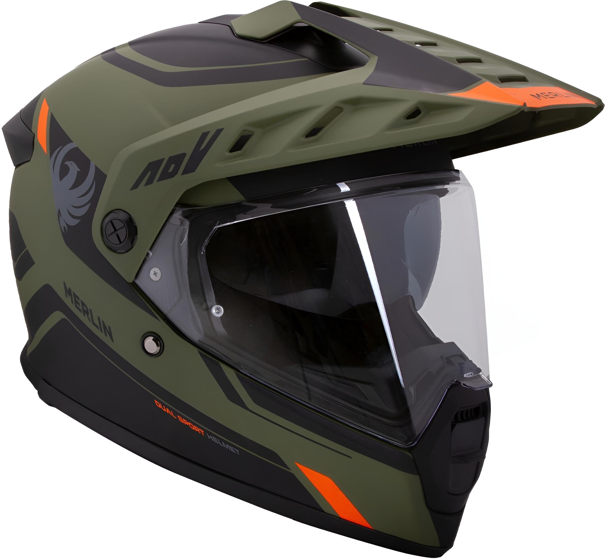 Merlin Torres Adventure Block Cască Enduro Verde mat XXL (63/64) Figura 2