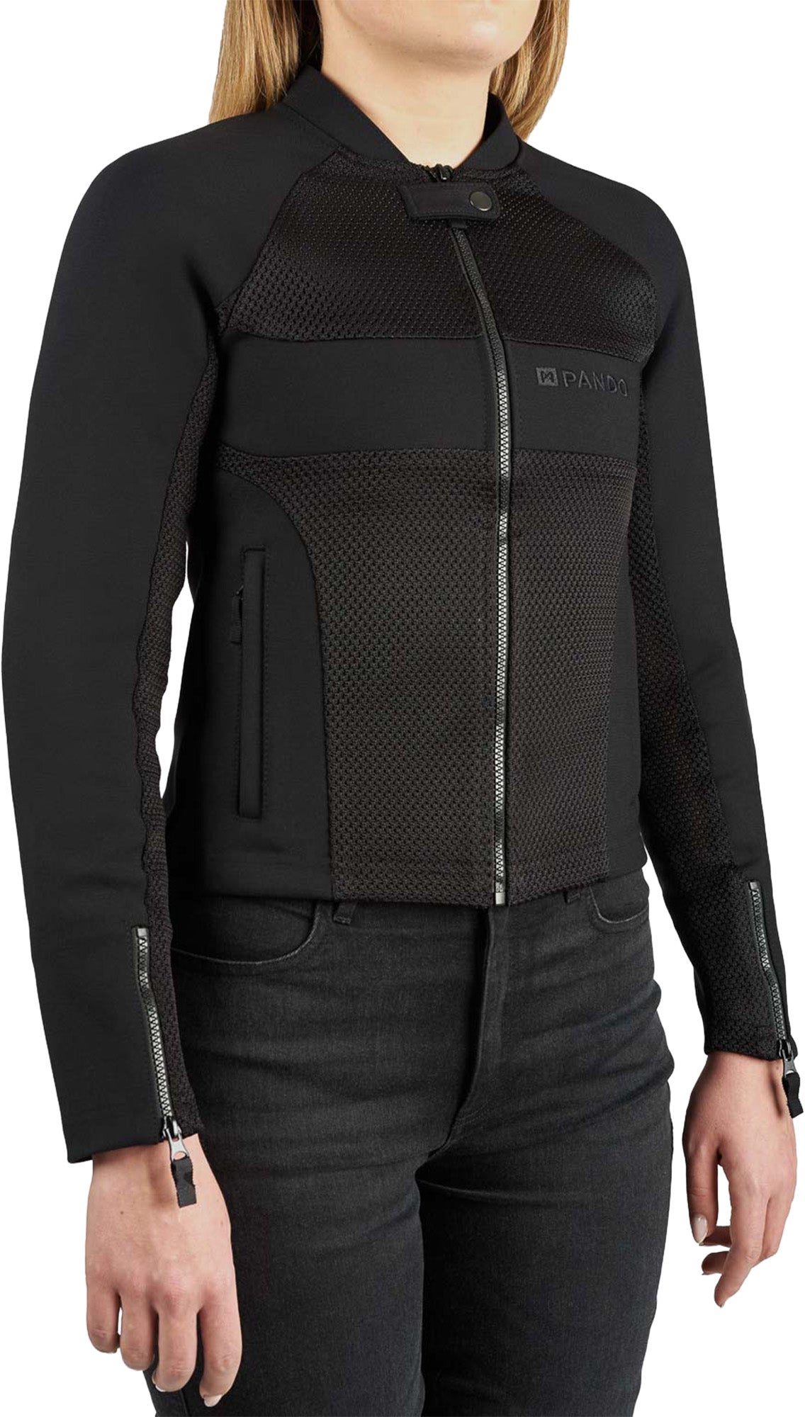 Pando Moto Stealth Ladies Motorcycle Textile Jacket 2XL Figure 5