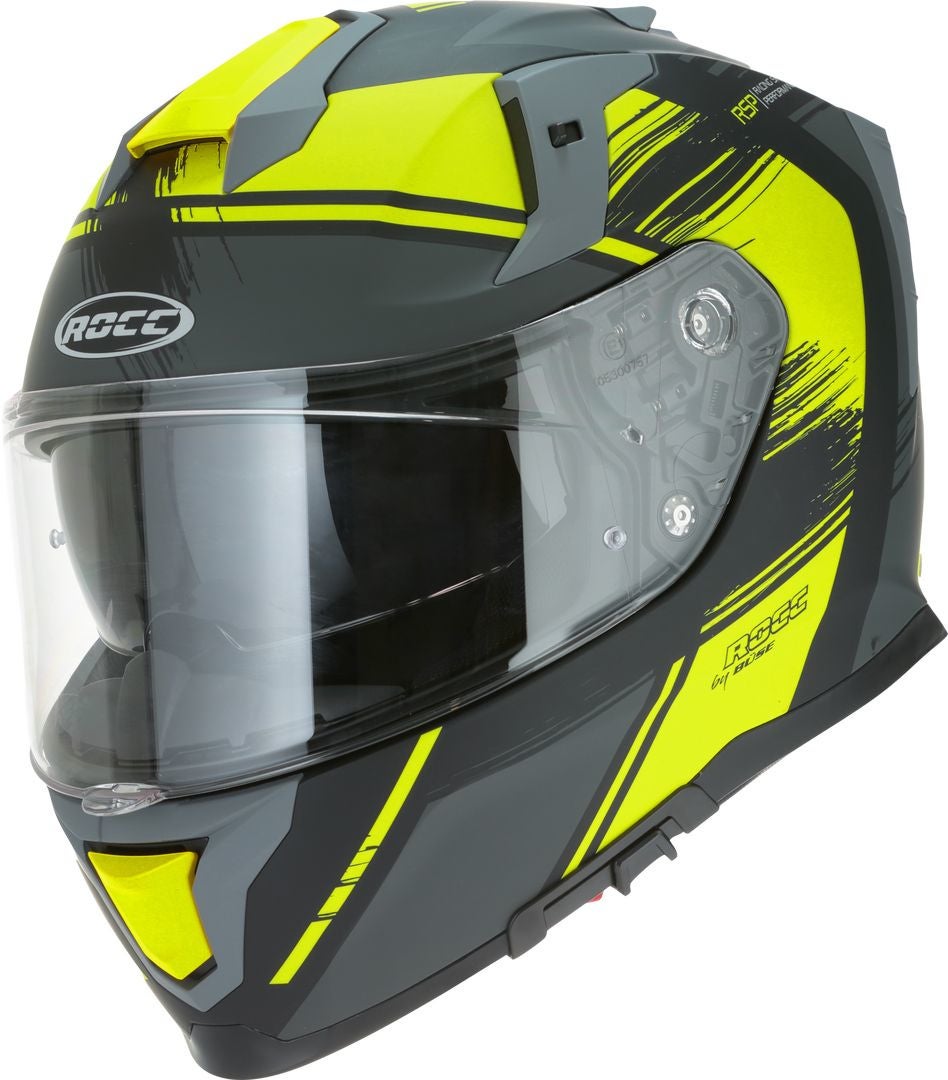 Rocc 341 Capacete Preto fosco/neon L (59/60) Figura 1