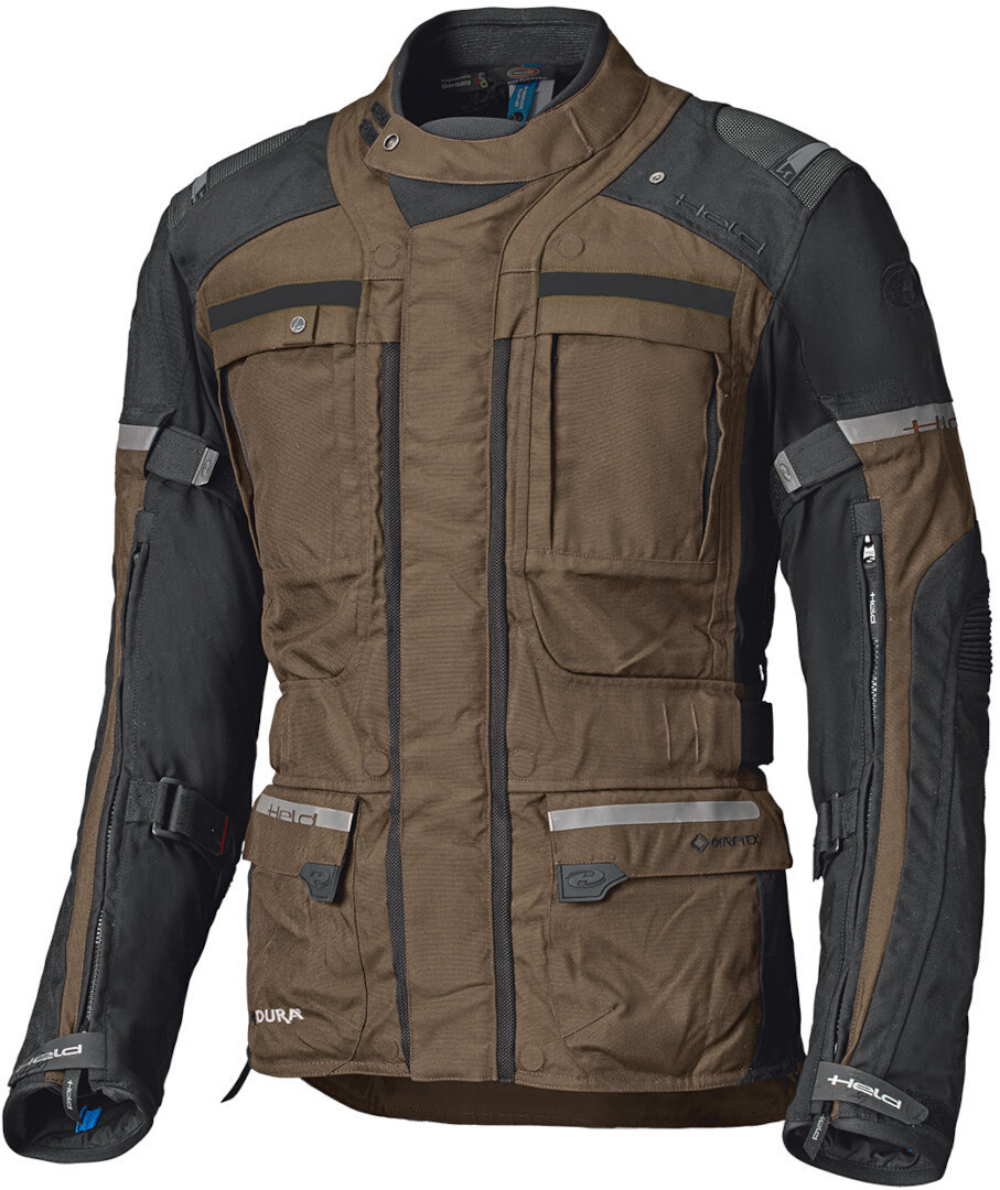 Held Carese Evo GTX Motorcycle Textile Jacket brown S Figure 1
