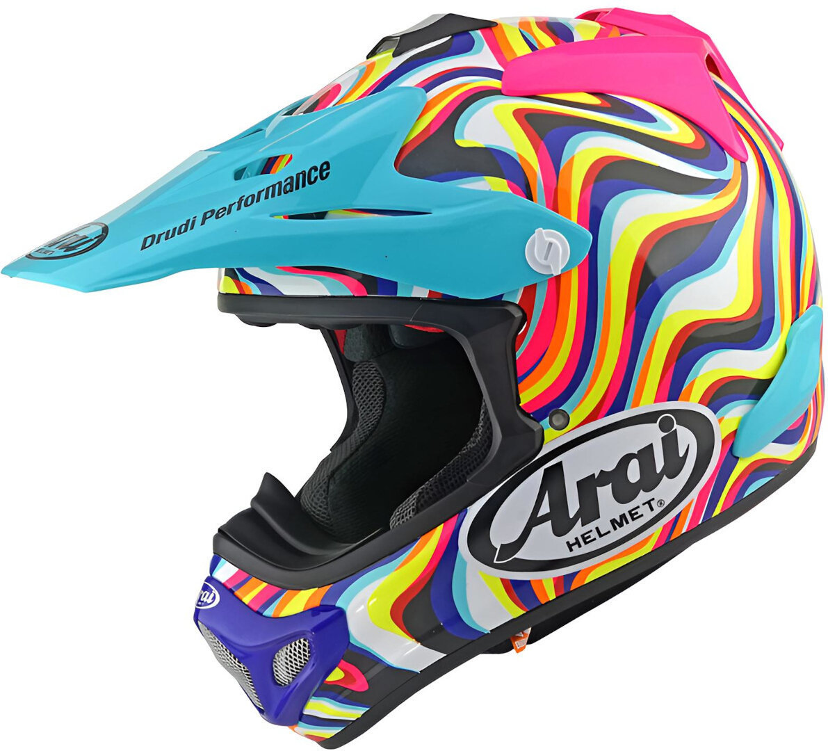 Arai MX-V EVO Stream Capacete de motocross multicolorido XL (61/62) Figura 1
