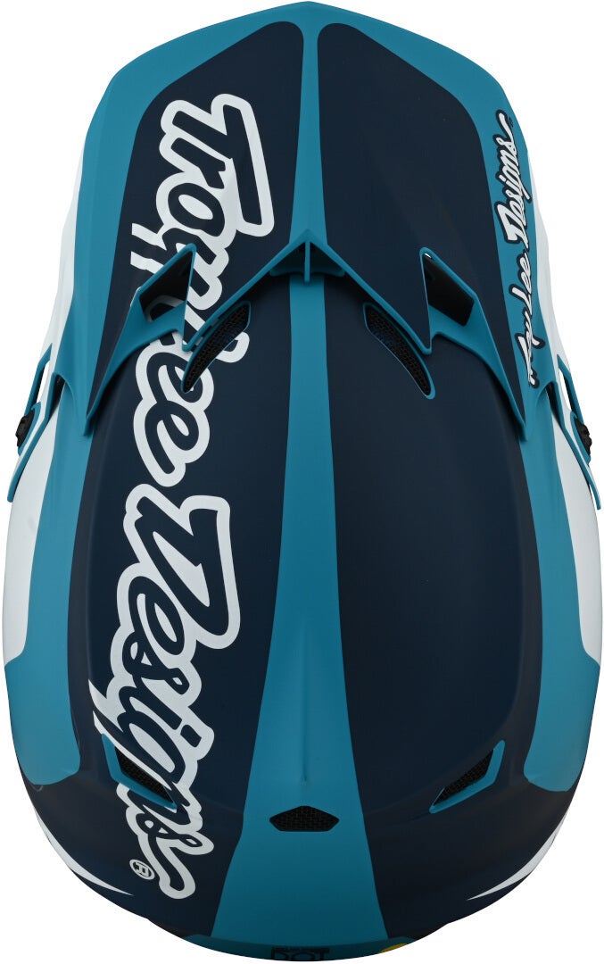 Troy Lee Designs SE4 Corsa Motocross Helmet blue/white/blue S Figure 2