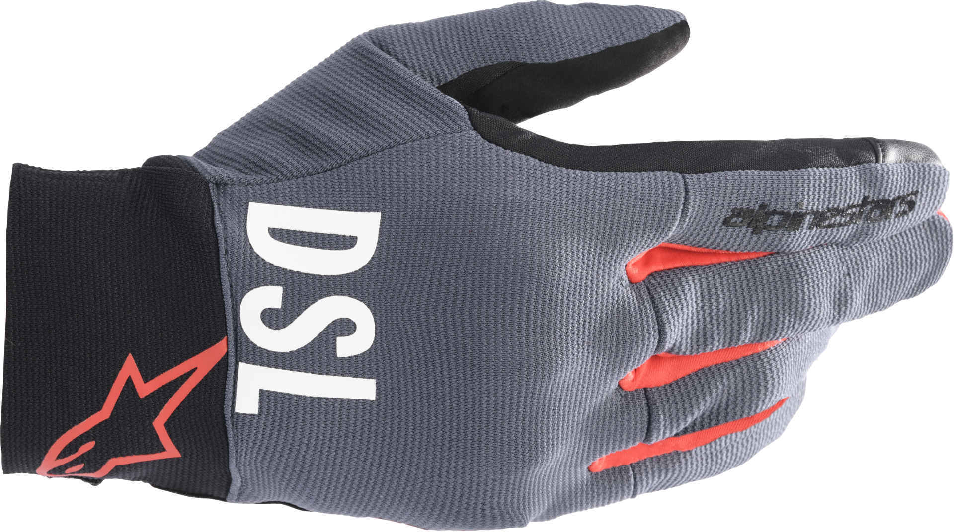 Alpinestars Men's Grey/Red As-Dsl Shotaro Motorcycle Gloves