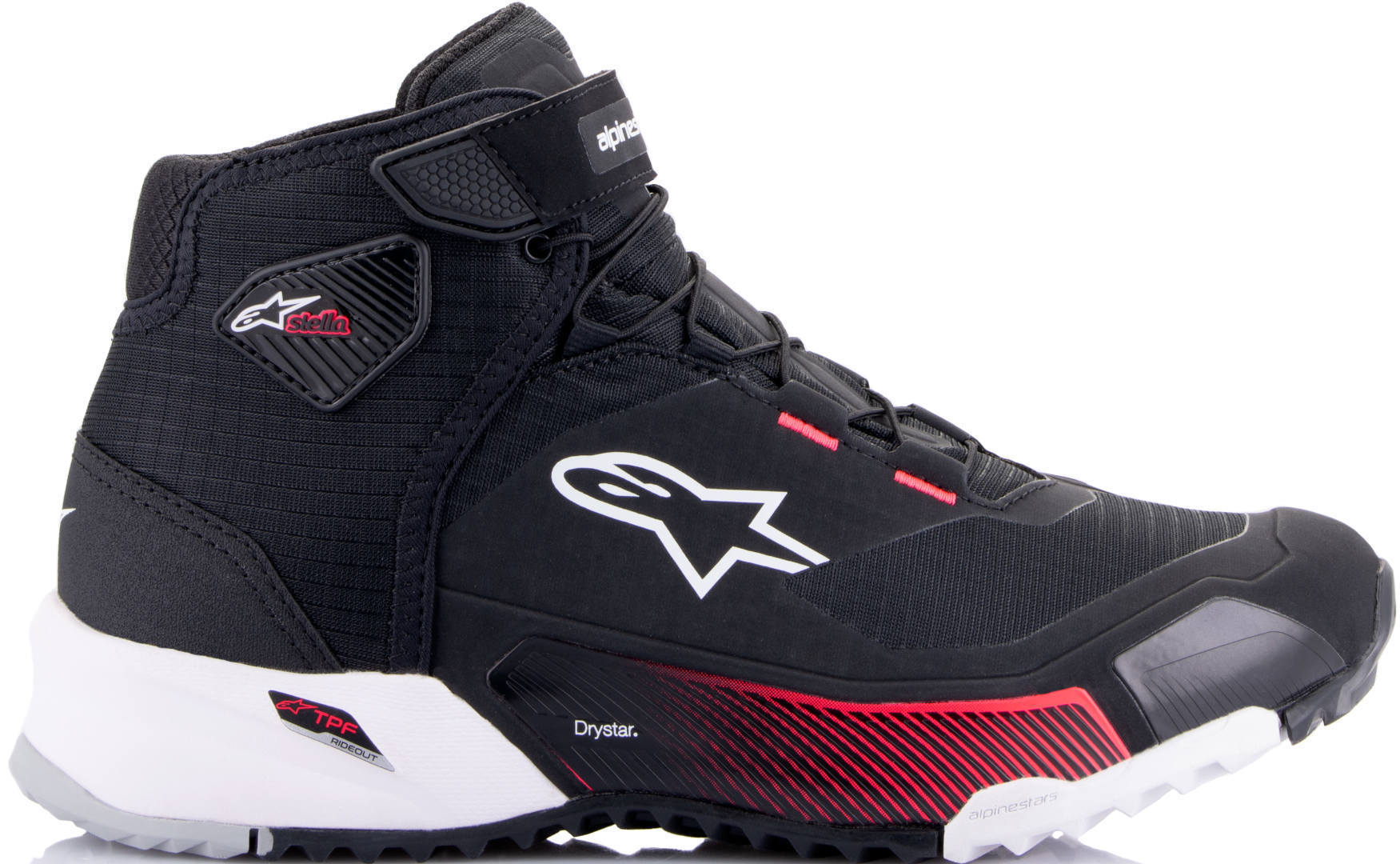 Alpinestars Stella CR-X Drystar Дамски мотоциклетни обувки Черно/бяло/розово 6 (37,5) Фигура 5