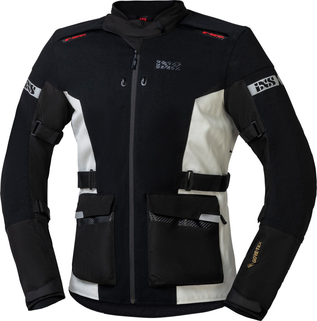 IXS Horizon-GTX Motorcycle Textile Jacket black/white M Figure 1