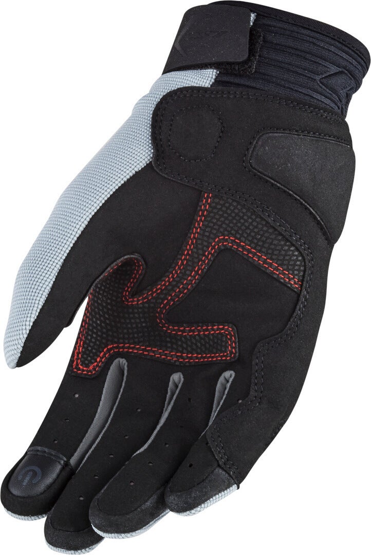 LS2 All Terrain perforerede Ladies Motocycle Handsker sort/grå/rød M Figur 2