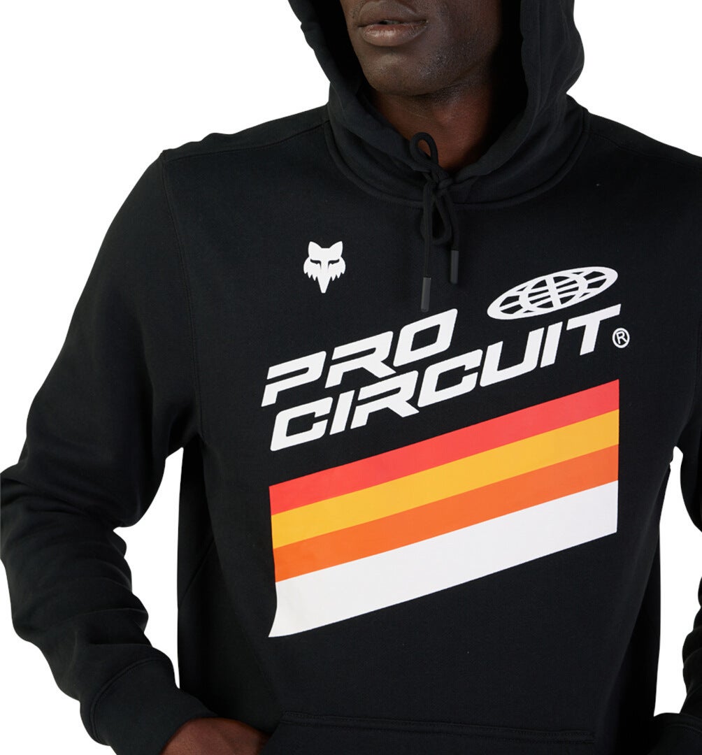 FOX Pro Circuit 2023 Hoodie černá/bílá/červená L Obrázek 6