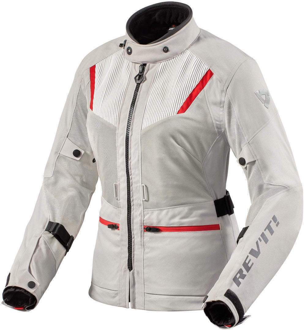 Revit Levante 2 H2O Ladies Motorcycle Textile Jacket Silver 36 Figure 1