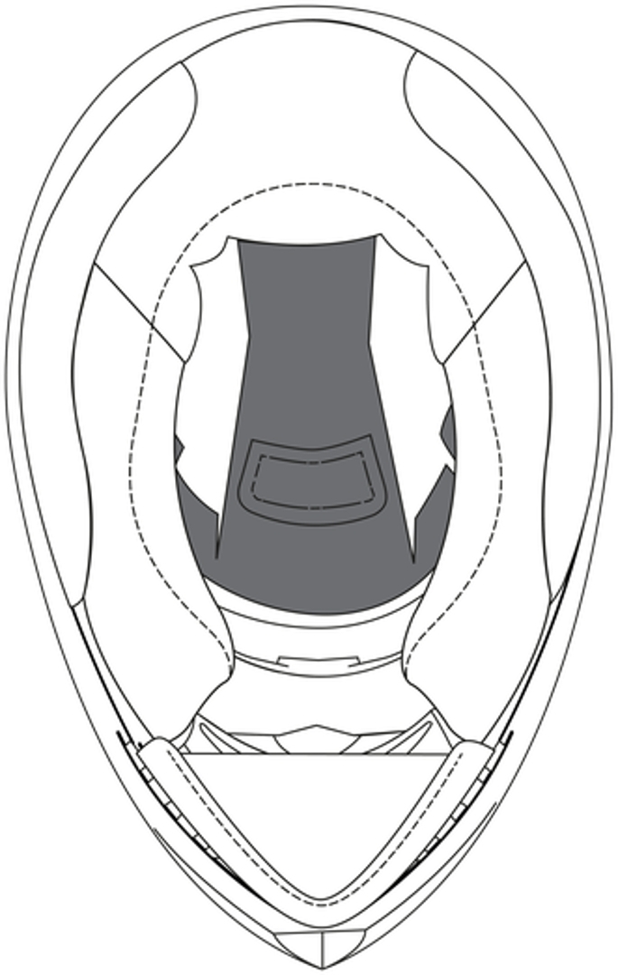 AGV K-3 SV Krone pad S Figur 1
