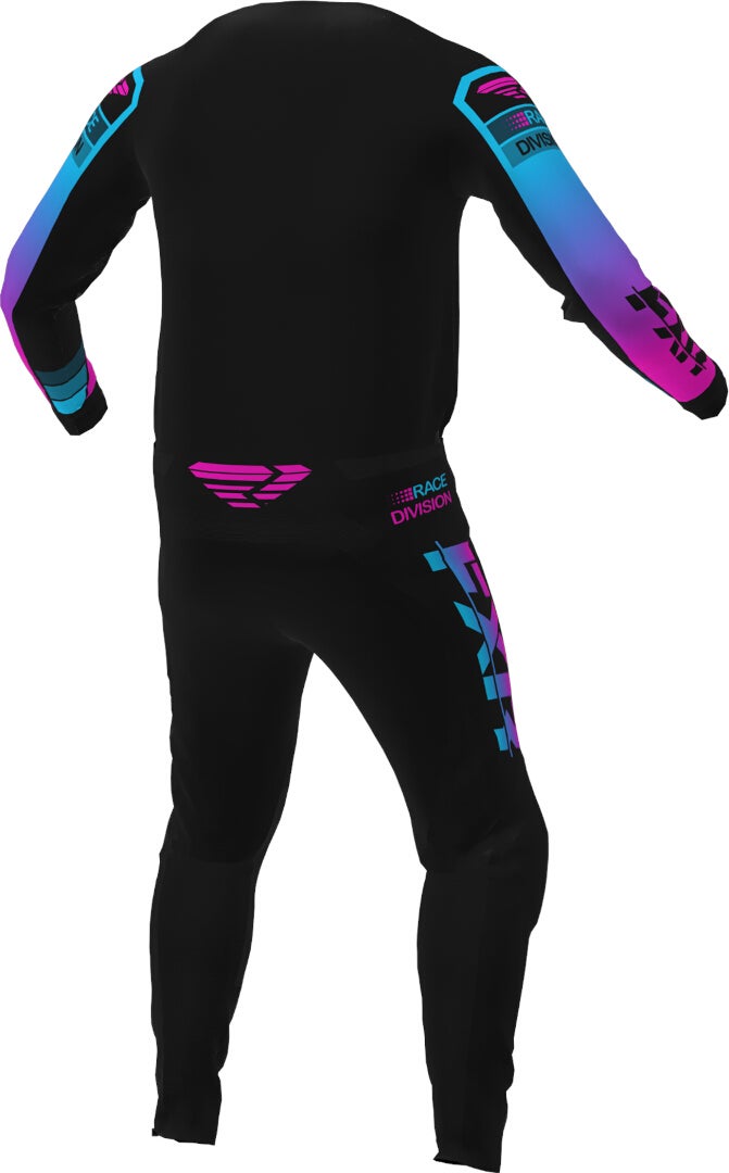 FXR Clutch 2023 Motocross trøje Pink/sort M Figur 4