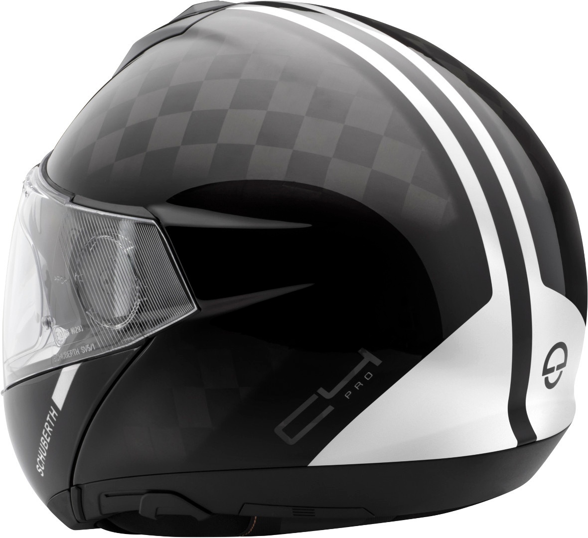 Schuberth C4 Pro Carbon Fusion Přilba černobílá L (59) Obrázek 3