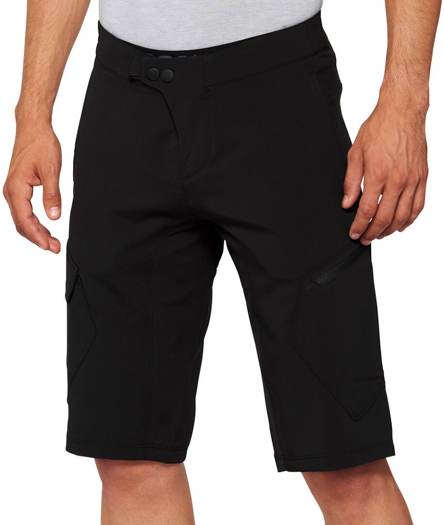 100% Ridecamp Pantaloncini da bicicletta nero 32 Figura 1