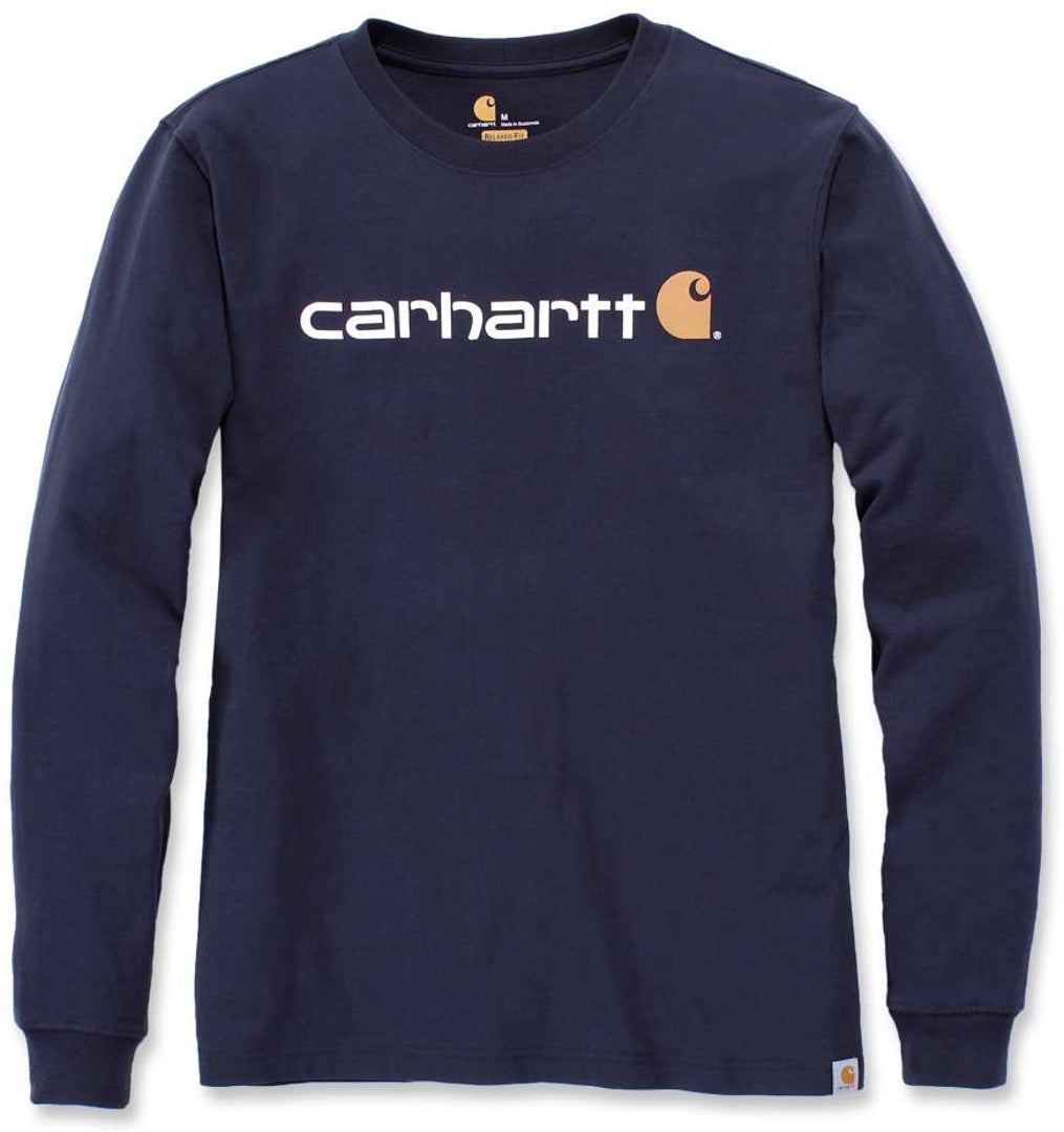 Carhartt EMEA Workwear Signature Graphic Core Logo Longsleeve blu L Figura 1