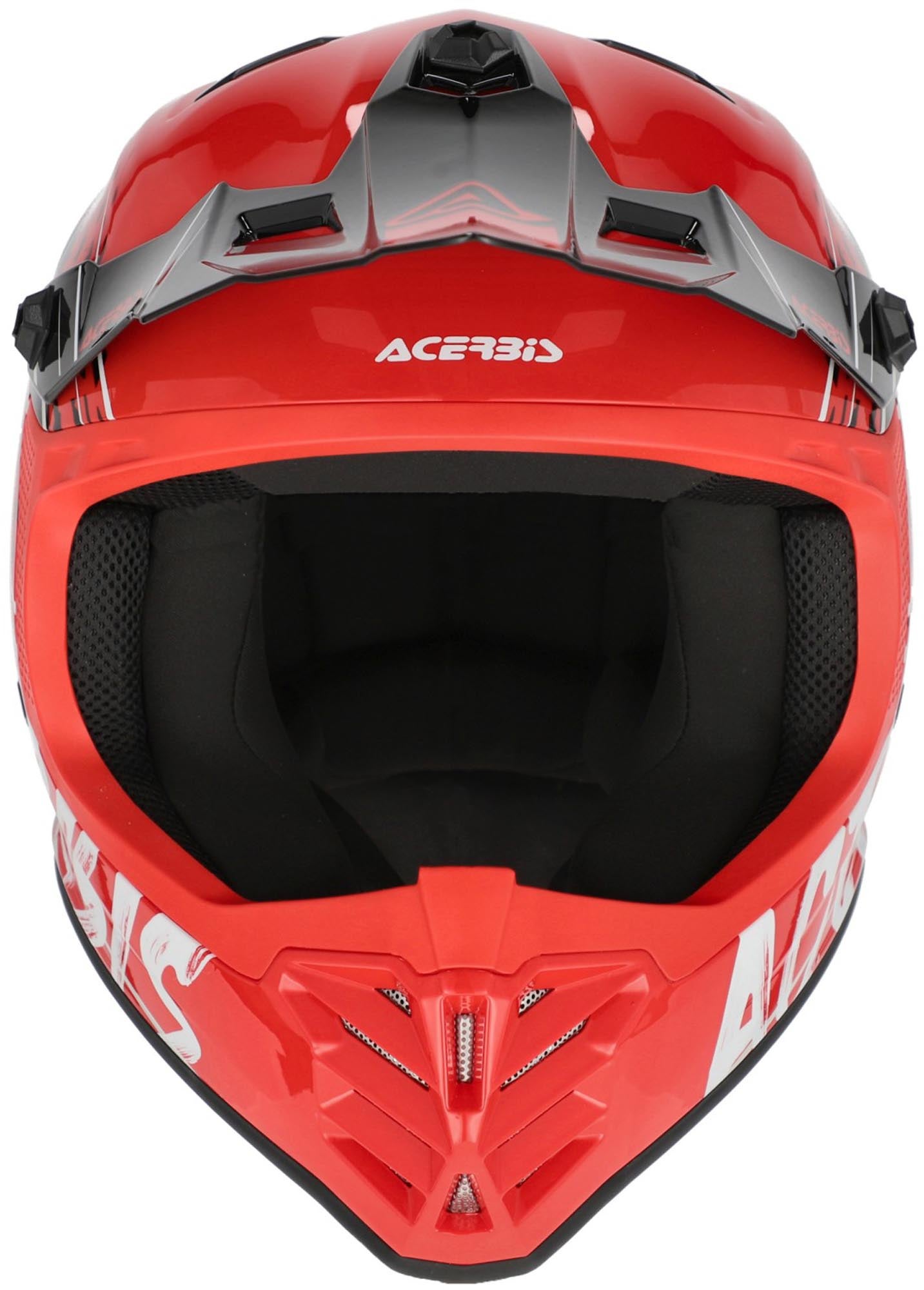 Acerbis Profile Scratch Casco da motocross giovanile rosso/bianco/nero Y/M (49/50) Figura 4