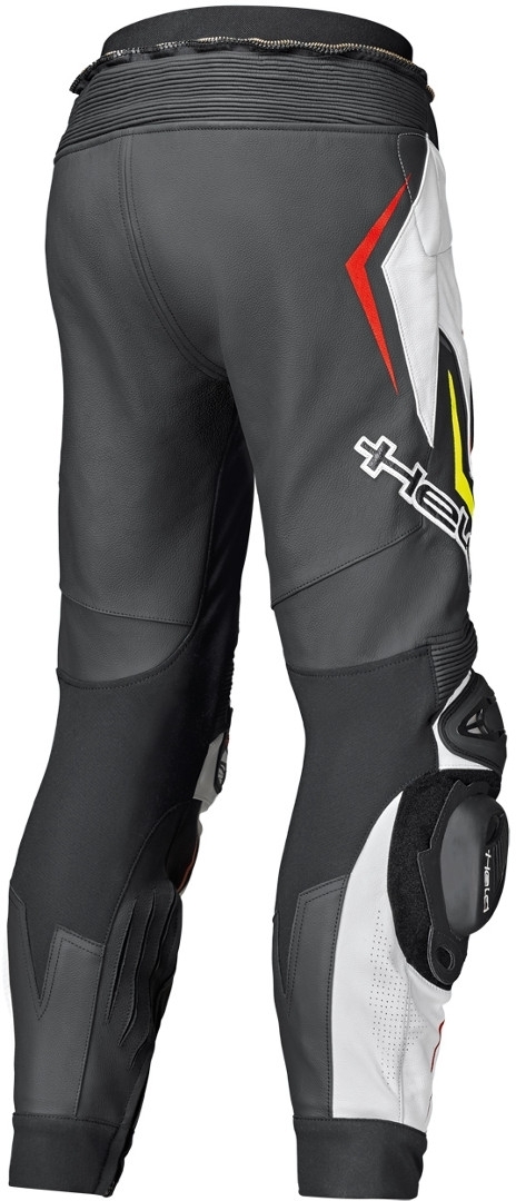 Held Grind II Motorcycle Leather Pants black/white/red 60 Figure 2