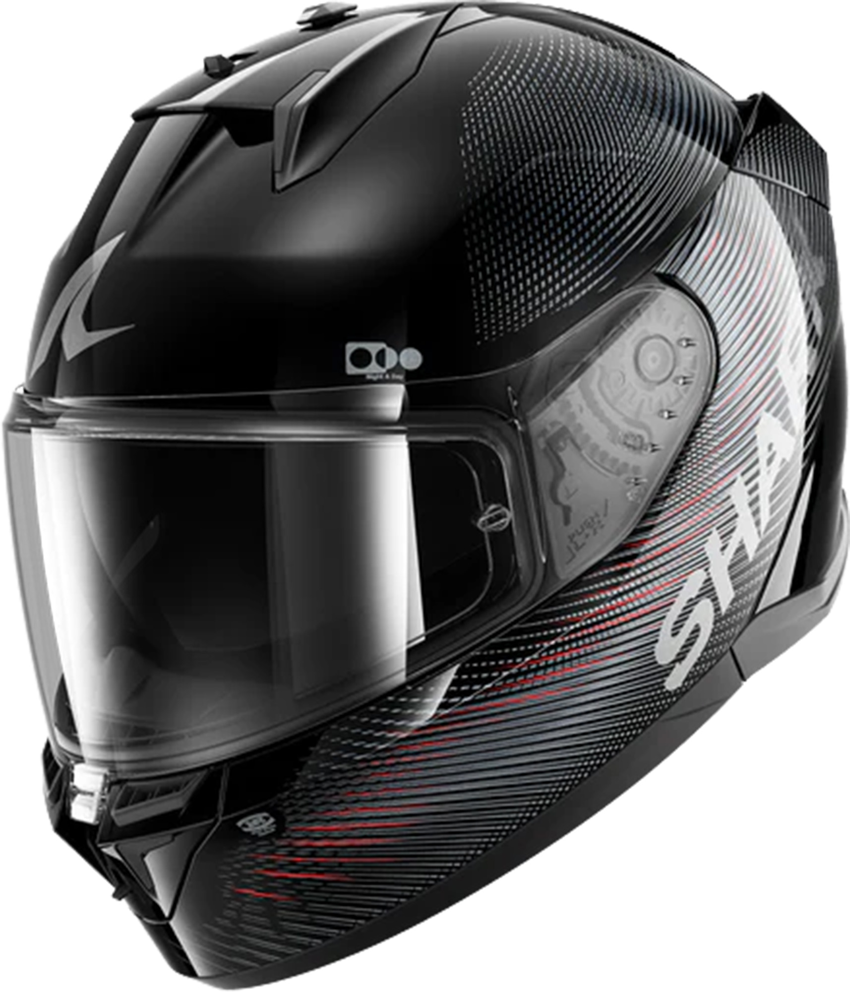 Shark D-Skwal 3 SP Lyne Helm schwarz/anthrazit/rot M (57/58) Abbildung 1