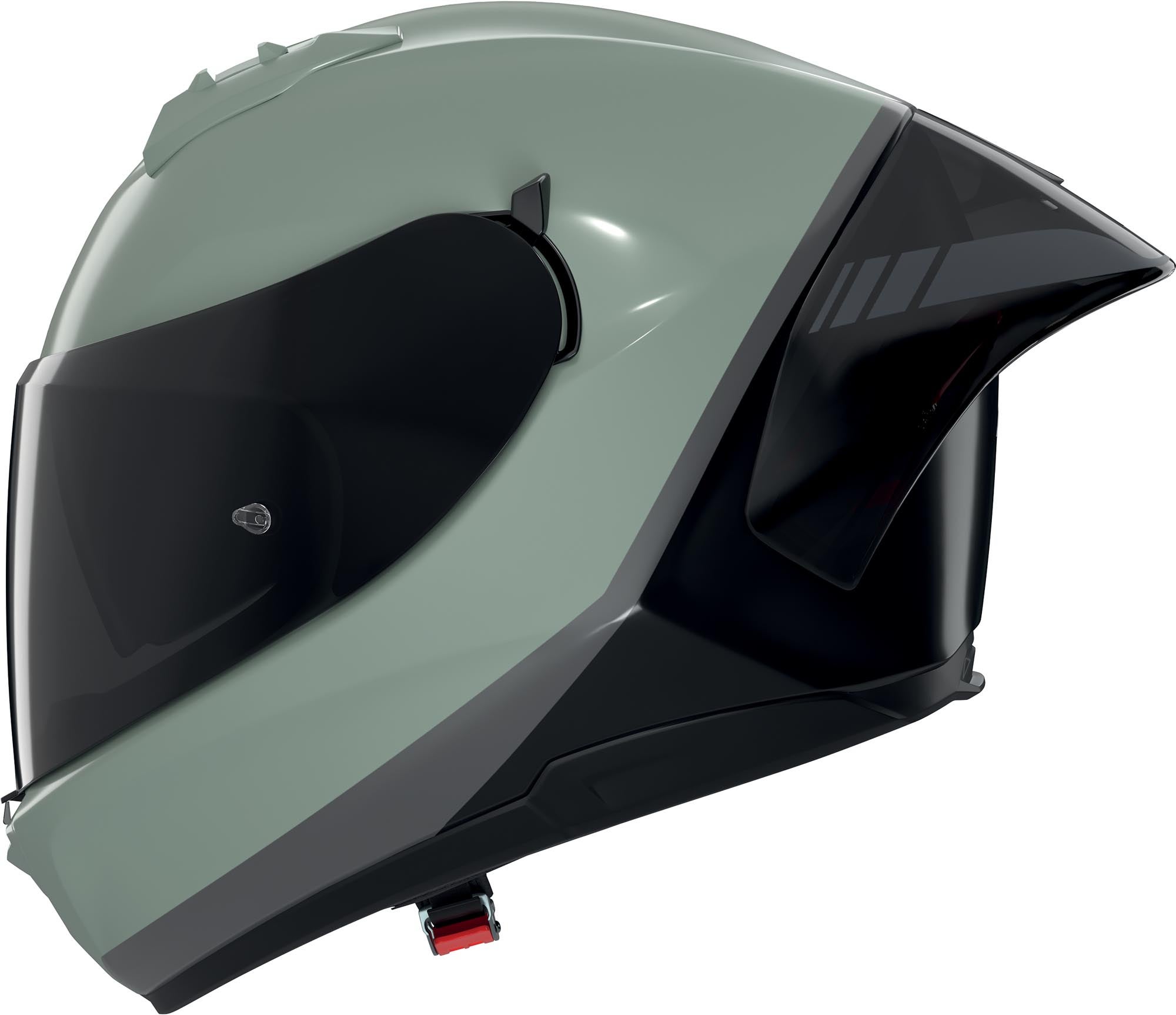 Nolan N60-6 Sport Verniciatura Speciale Hjelm grå/grøn XS (55) Figur 4