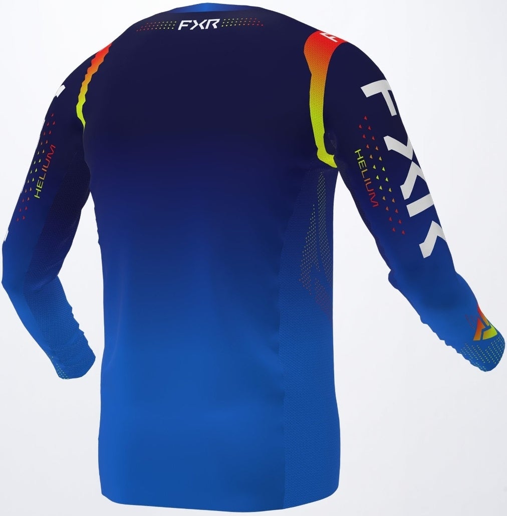FXR Helium RaceDiv Motocross Jersey blå/hvid/gul 3XL Figur 2