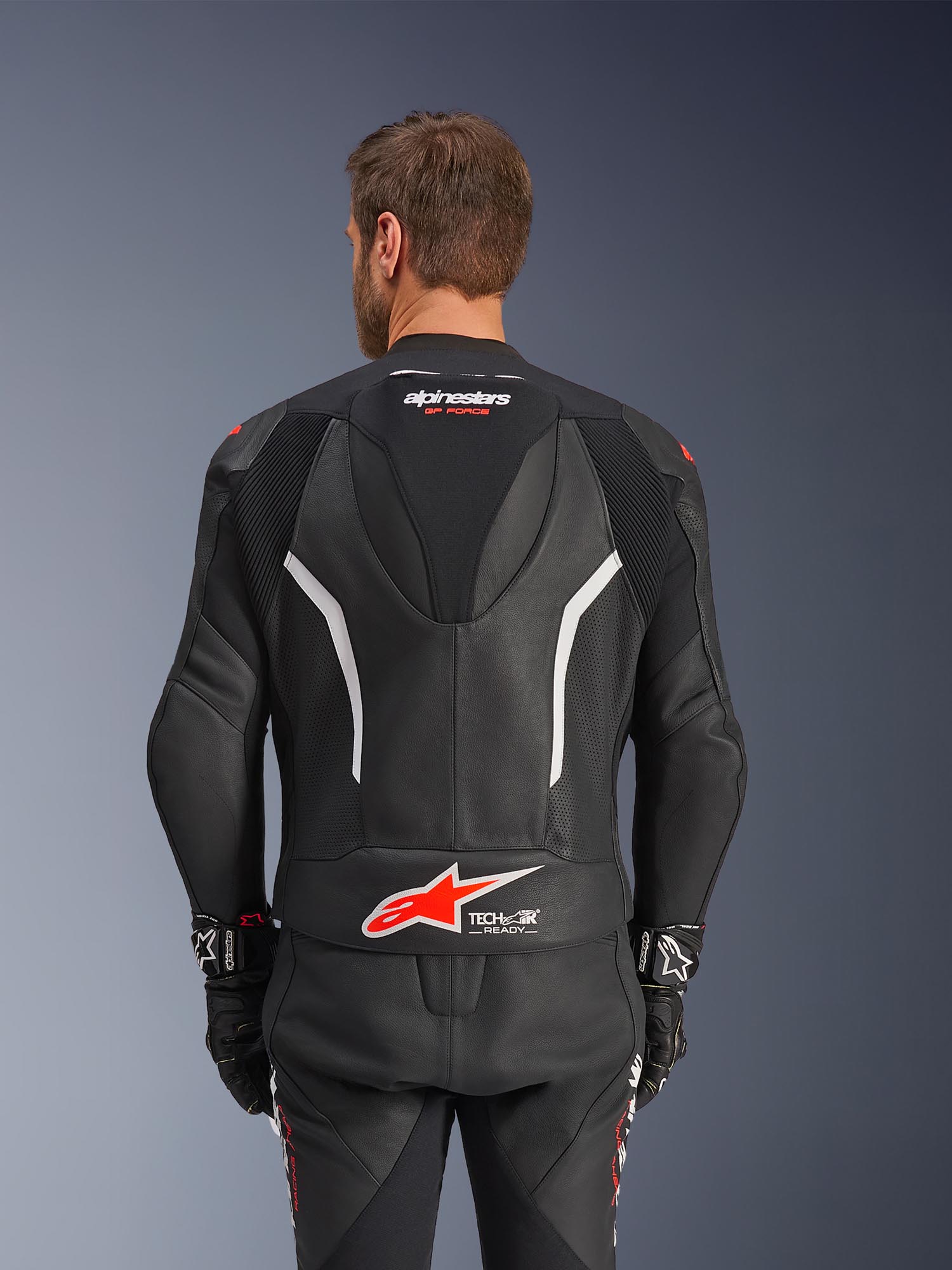 Alpinestars GP Force V2 ツーピースバイクレザースーツ 黒/白 56 図5