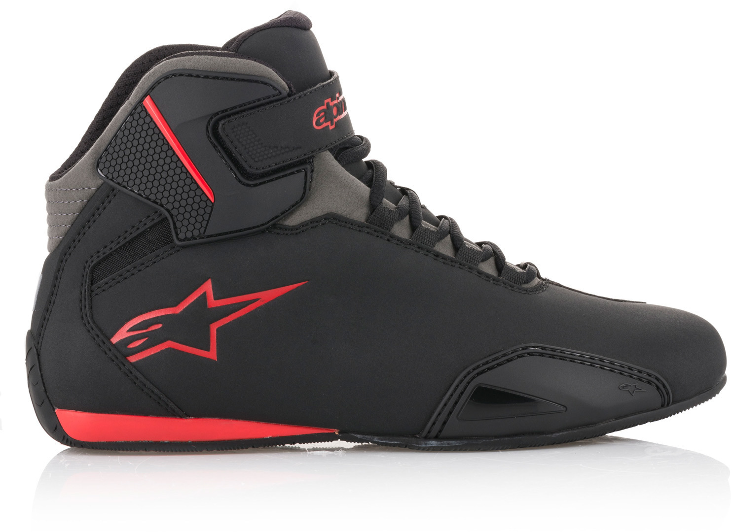 Alpinestars Sektor Motorcykel sko sort/grå/rød 40,5 Figur 5
