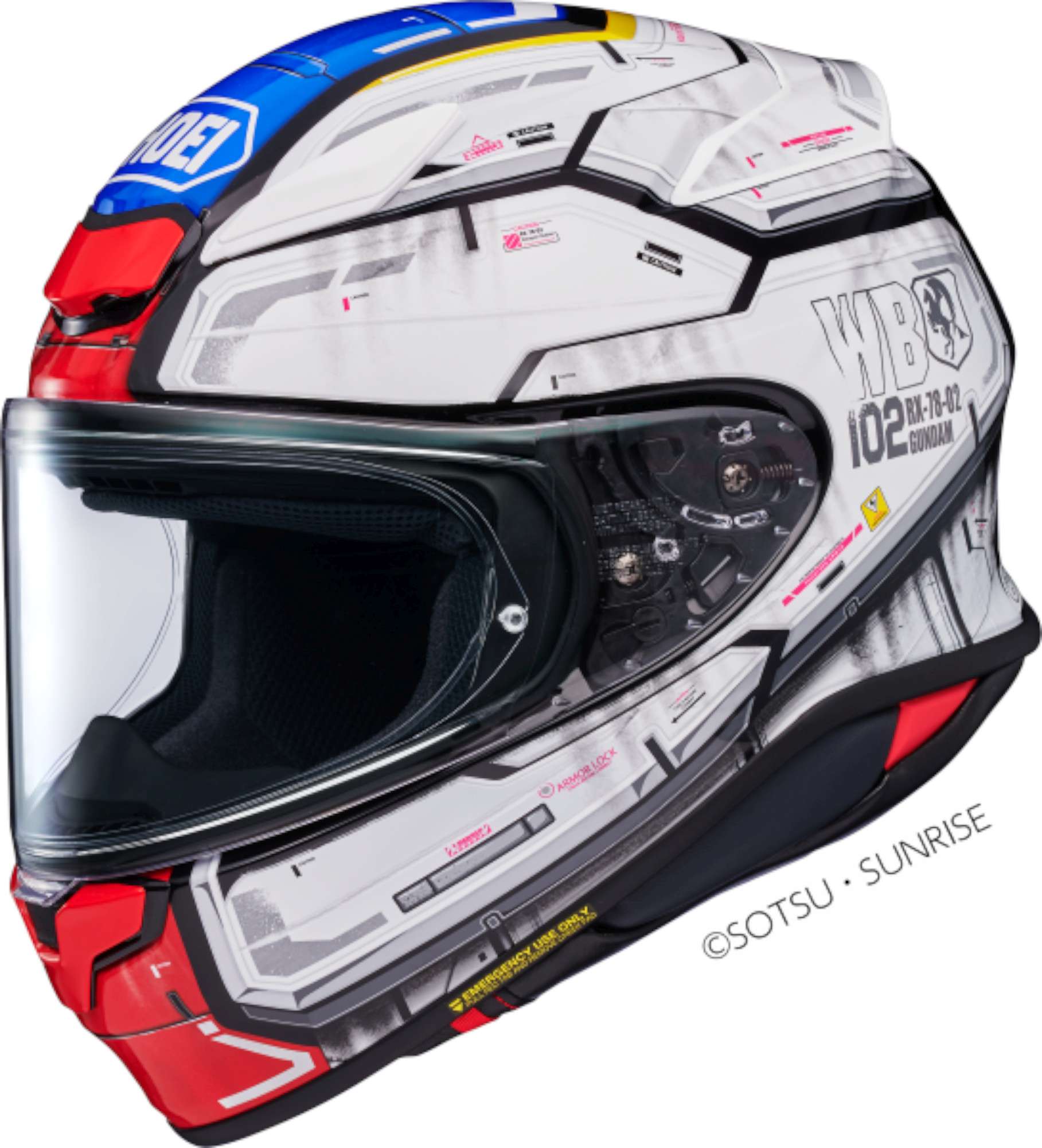 Shoei NXR2 Gundam Helmet XXL (63/64) Figure 1