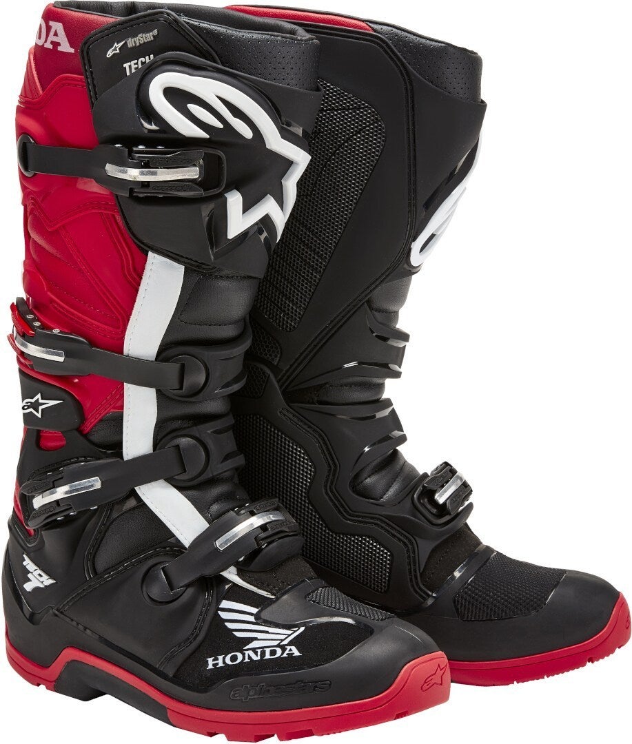 Alpinestars Honda Tech 7 Enduro Drystar vodotěsné motokrosové boty Černá/červená 16 (52) Obrázek 1