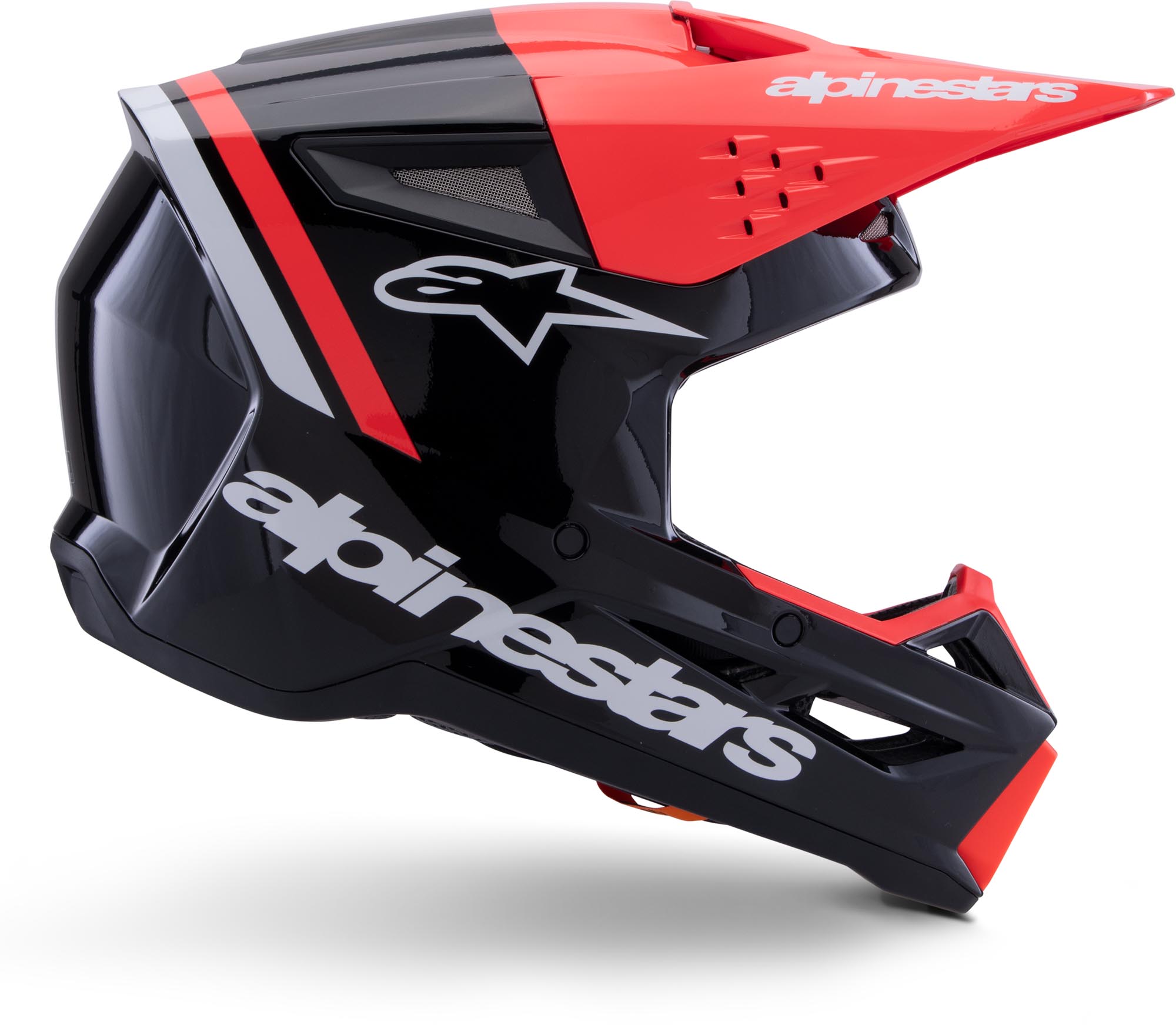 Alpinestars S-M3 Radium Cască de motocross Negru/Roșu L (59/60) Figura 5