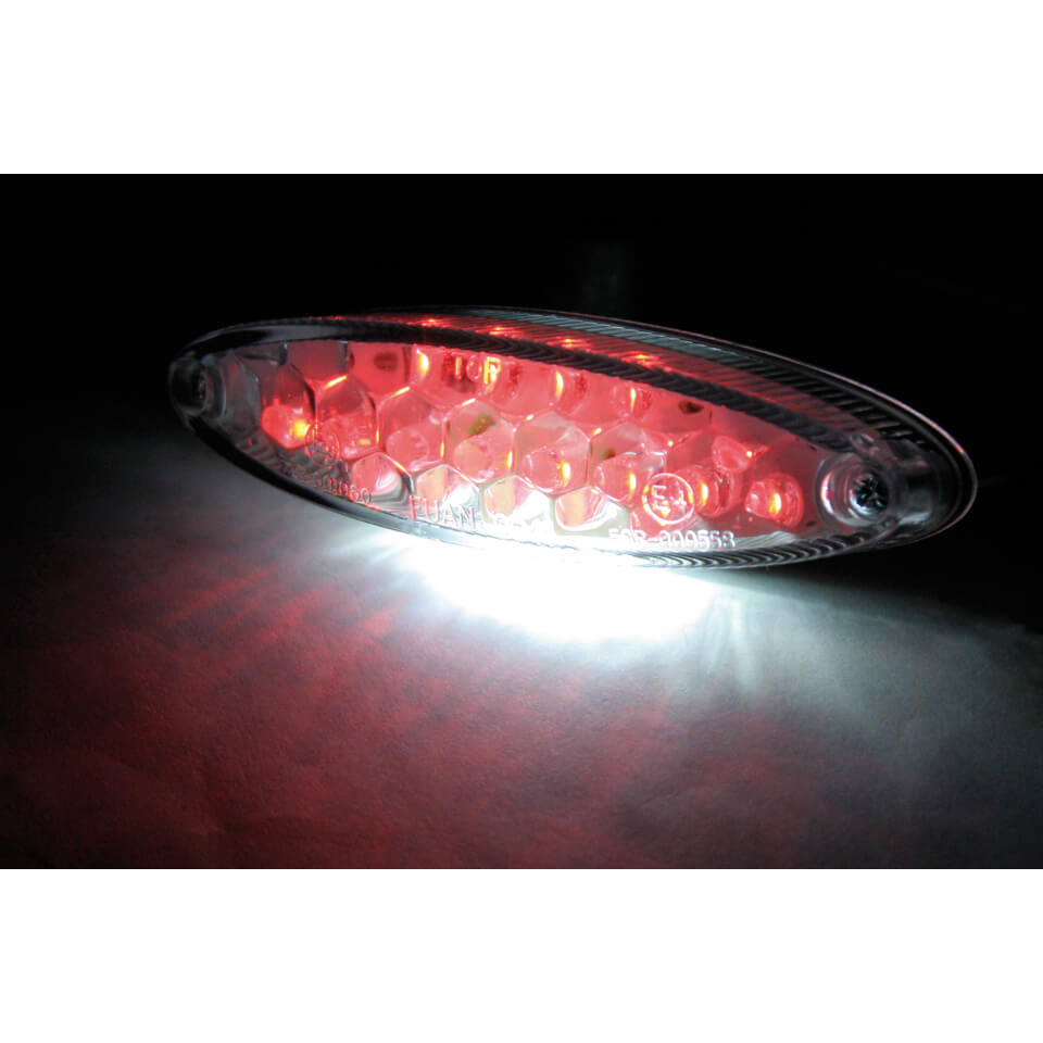 SHIN YO NUMBER1 LED Mini Rücklicht, mit Kennzeichenbeleuchtung Clear Figure 2