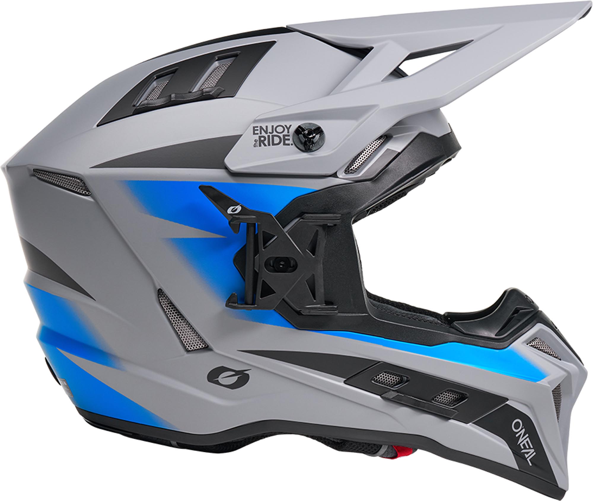Oneal EX-SRS Magma Casco da motocross grigio/blu S (55/56) Figura 6
