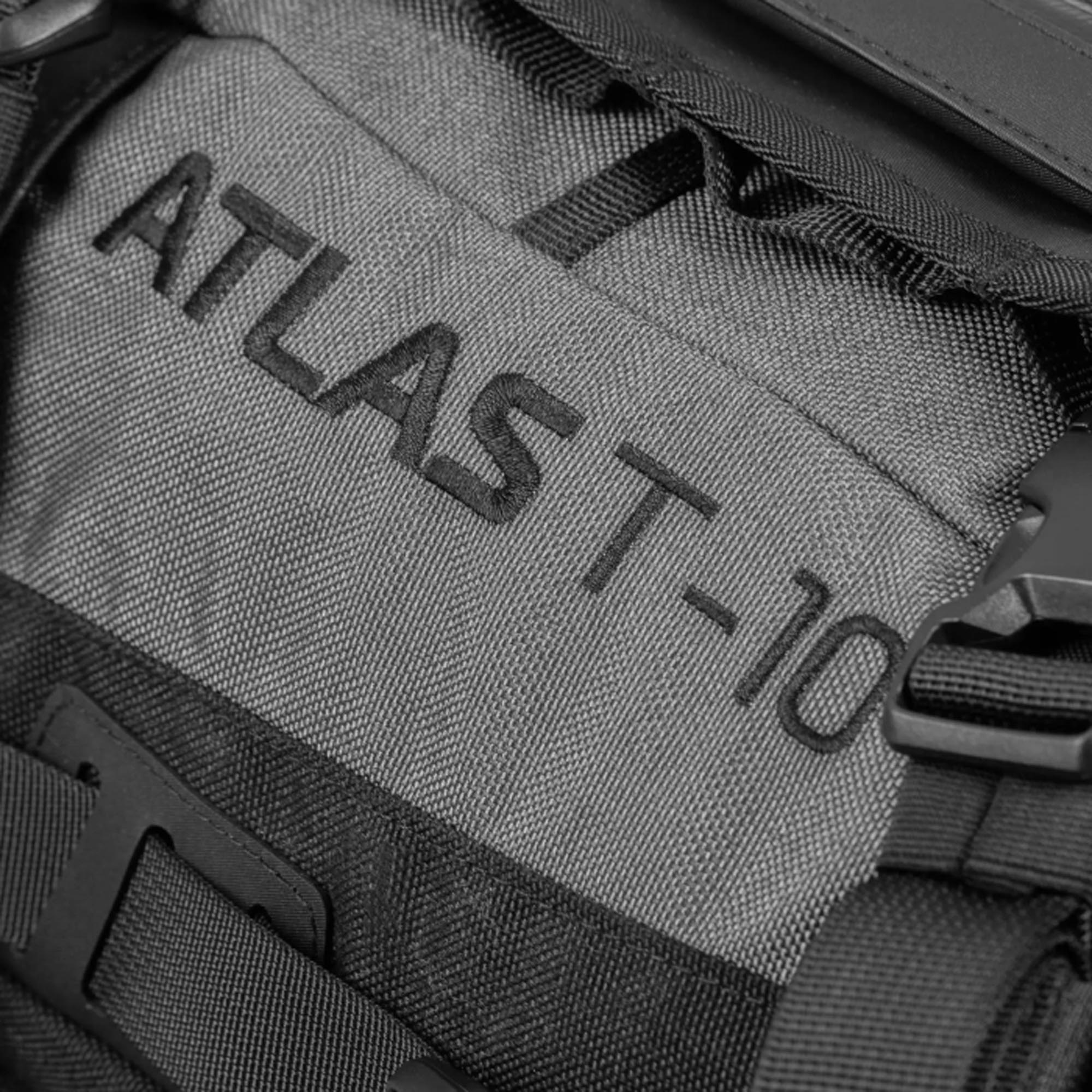 Oxford Atlas T-10 Saddle - Rear Bag black/grey Figure 8