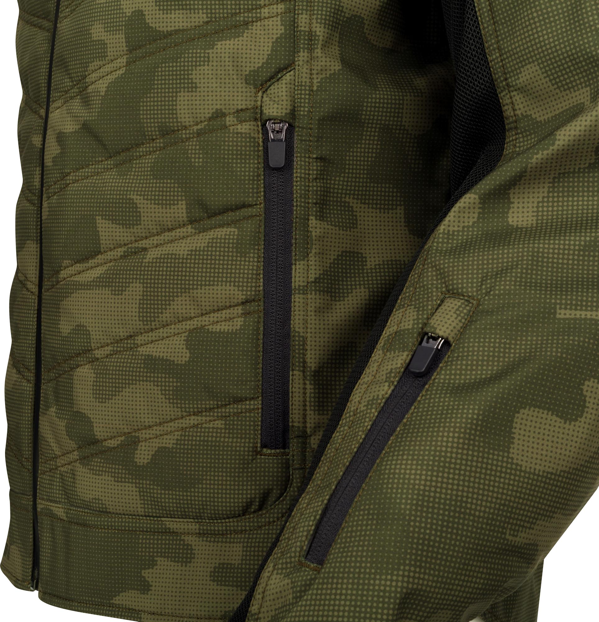 Segura Natcho Vented Softshell Mesh Motorcycle Textile Jacket camouflage/green 2XL Figure 7
