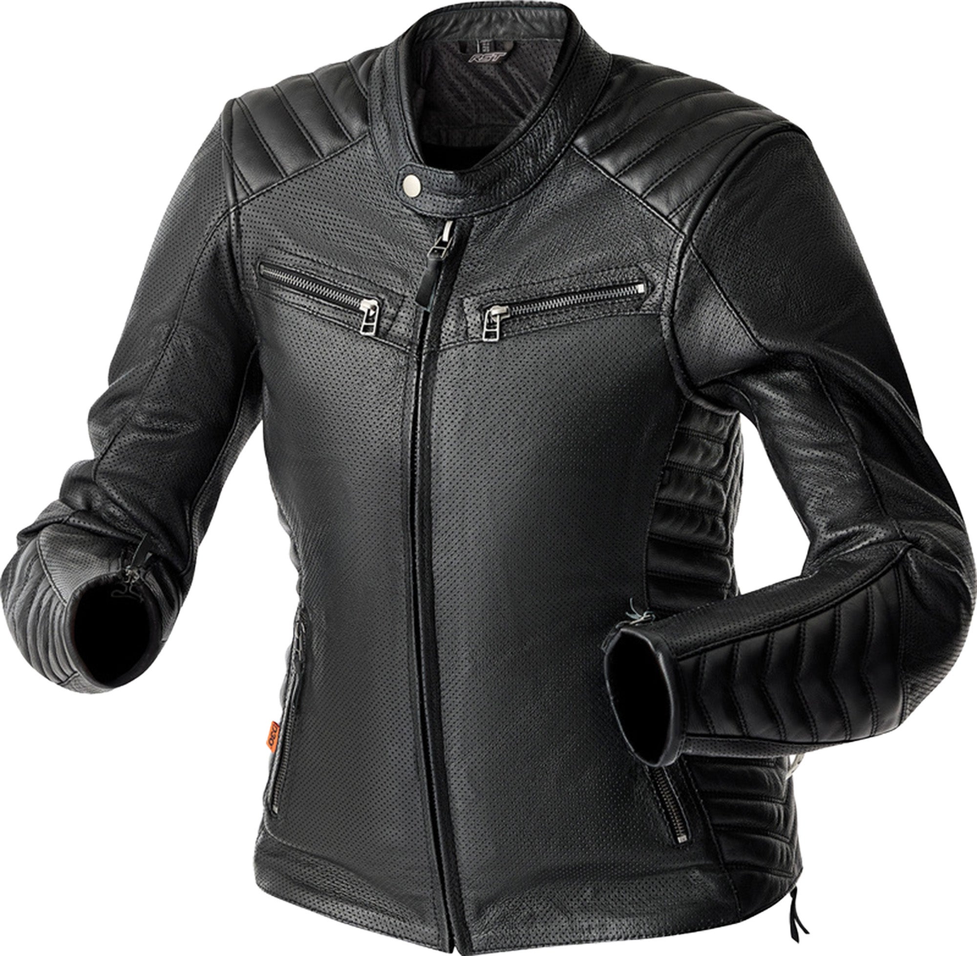 RST Roadster Air D3O Ladies Motorcycle Leather Jacket black 20 Figure 1